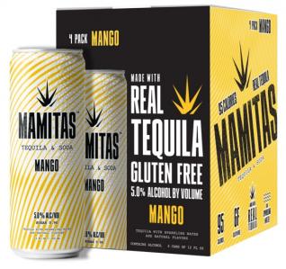 Mamitas - Mango Tequila & Soda (4 pack 12oz cans) (4 pack 12oz cans)